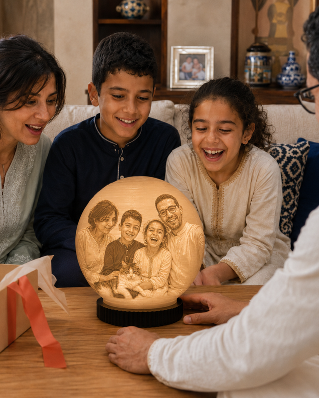 Cadeau soigneusement emballé et prêt à être offert